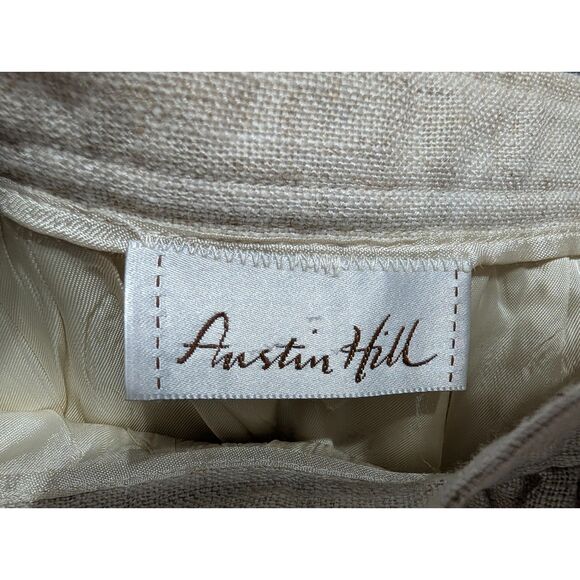 Vintage Evan Picone Skirt Suit 12 Linen Blend Glamoratti Power Suit ILGWU USA - Picture 13 of 16